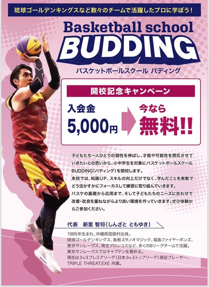 バスケットボールスクールバディング広告